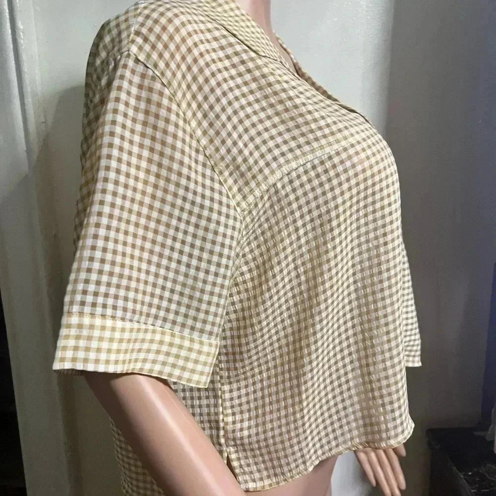 HOLZWEILER Women’s Cropped Oversized Shirt - Picture 4 of 12